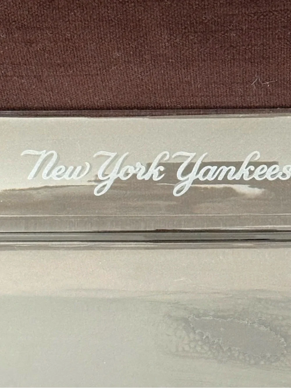 Waterford NY Yankees Waterford Lismore Crystal Frame (4x6)💙🤍